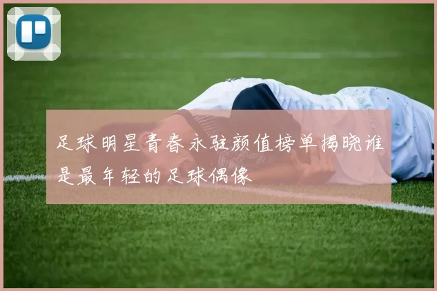 足球明星青春永驻颜值榜单揭晓谁是最年轻的足球偶像